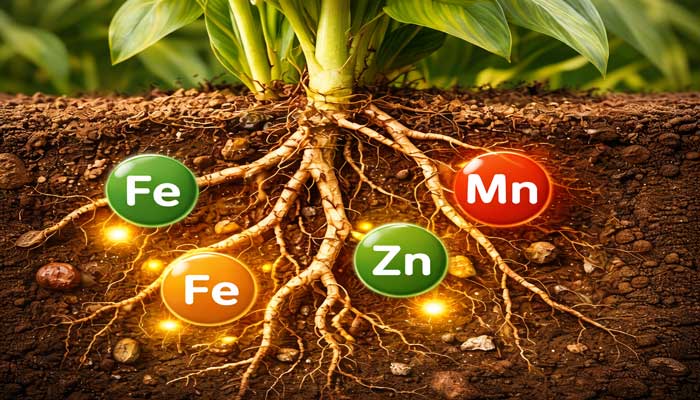 عناصر مورد نیاز برای خاک حاصلخیز